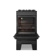 Fogão Esmaltec Ideal Master Glass 4 Bocas Preto Bivolt 0104003083