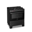 Fogão Esmaltec Ideal Top Glass 5 Bocas Preto Bivolt 0104003080